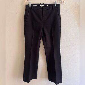 Vince Black Women's Stretch Cotton Boot Cut Pants, Size 4